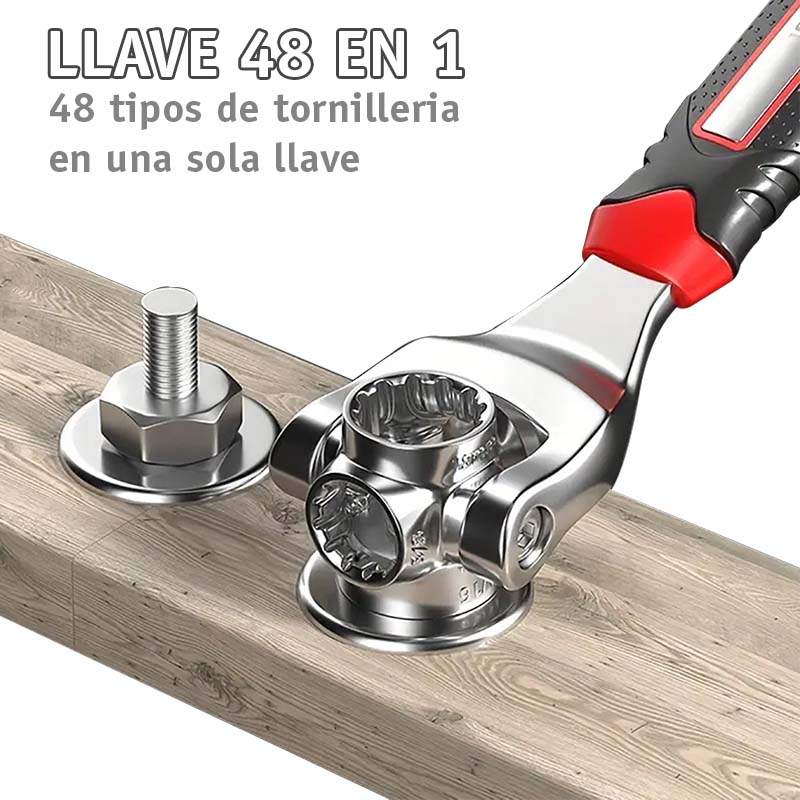 LLAVE UNIVERSAL MULTIFUNCIONAL 48 EN 1