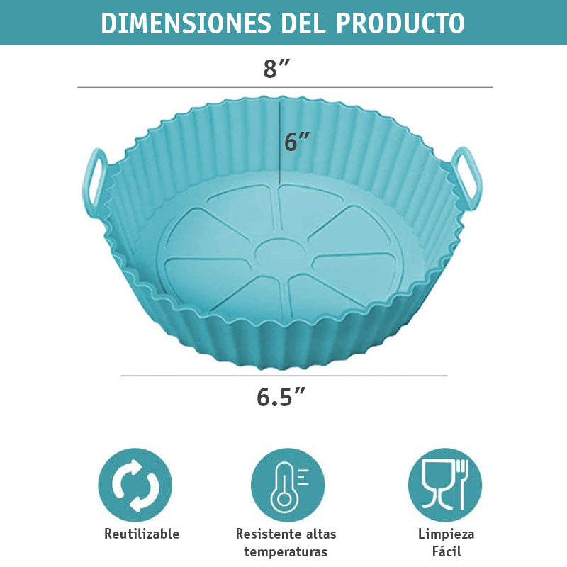 MOLDE DE SILICONA PARA FREIDORAS DE AIRE